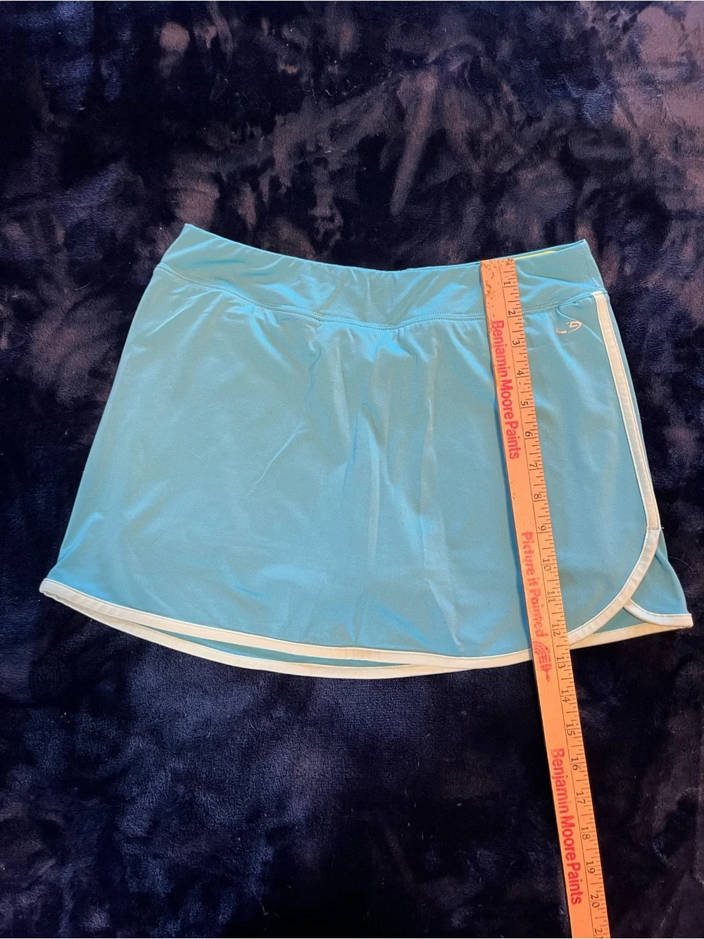 Light Blue Athletic Tank and Skort Set
